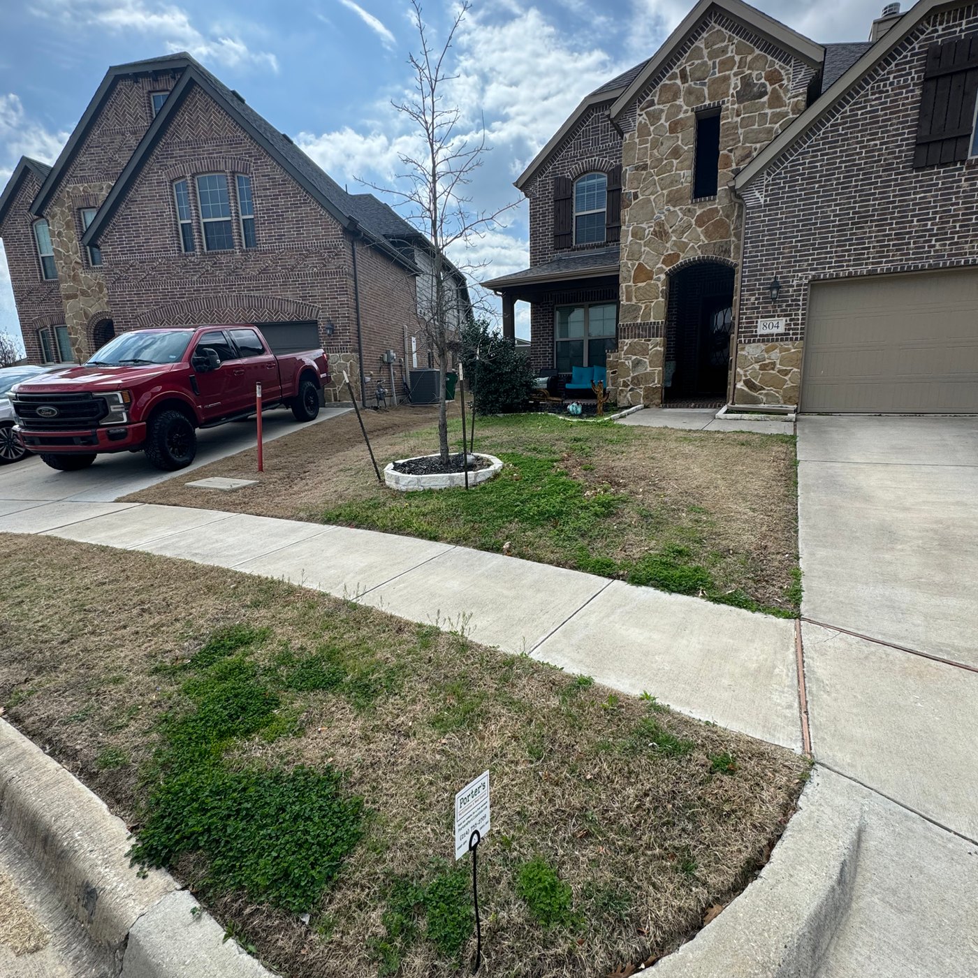 Front Yard Transformation — before